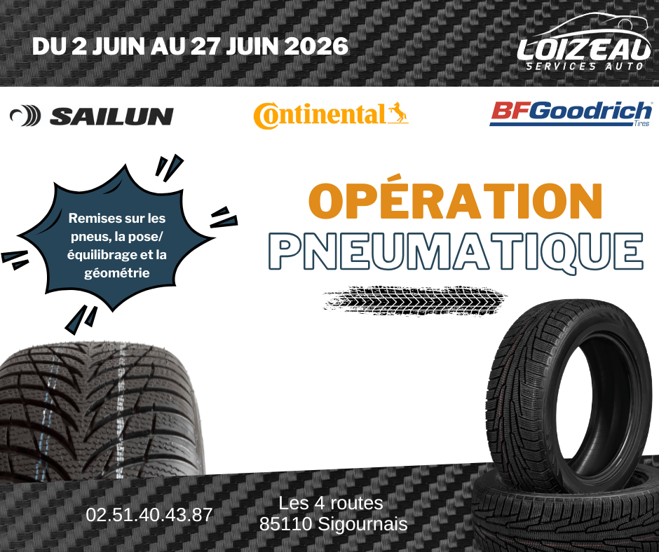 Opération pneus